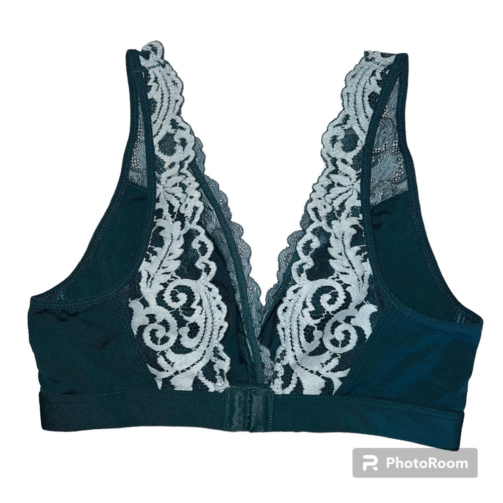 WACOAL Instant Icon Bralette Deep Teal Bluegrass Size Medium - Picture 4 of 8